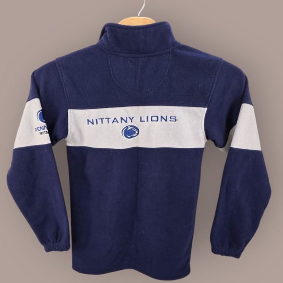 VTG Penn State Fleece Jacket Size Small 1/4 Zip Nittany Lions Active College PSU - Picture 2 of 11